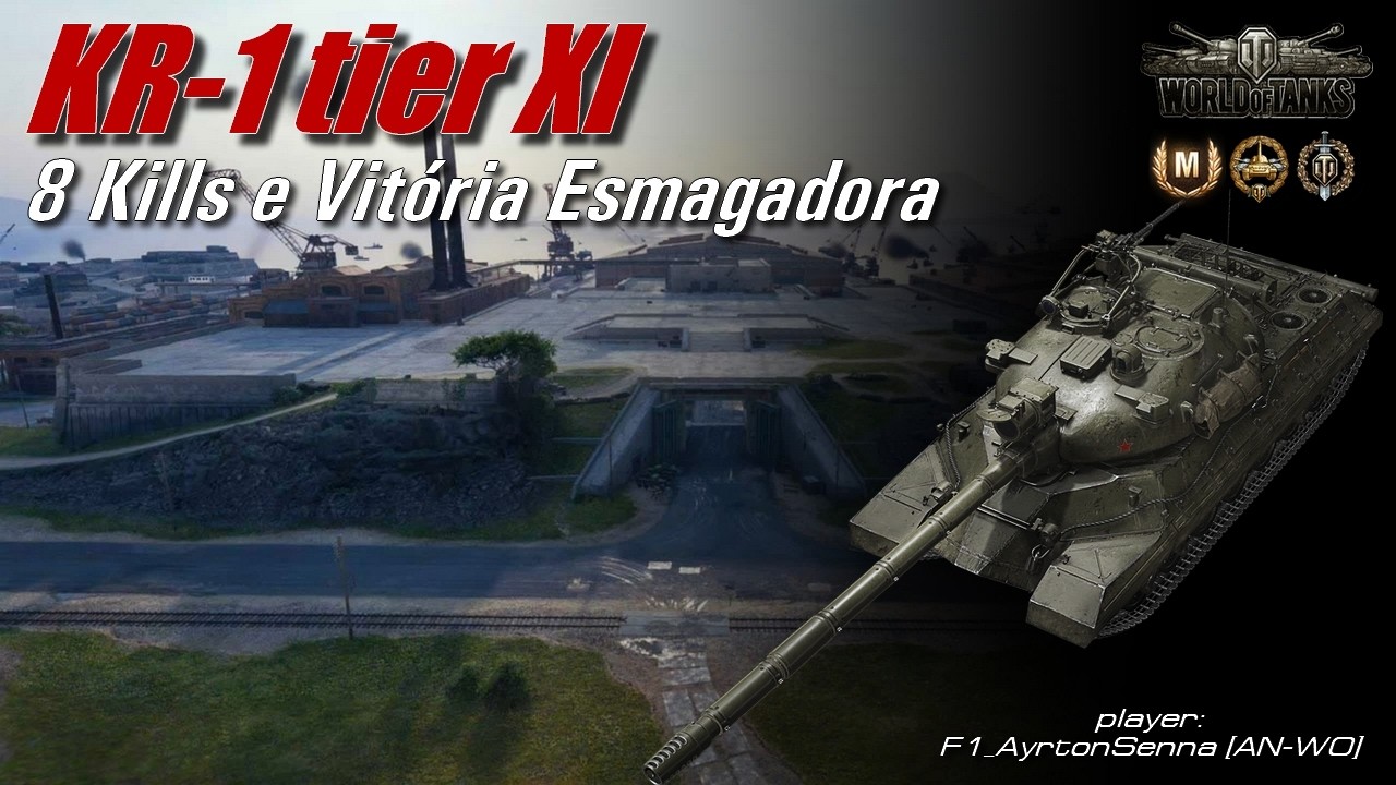 KR 1 - 8 Kills e Vitória Esmagadora 🔥 World of Tanks