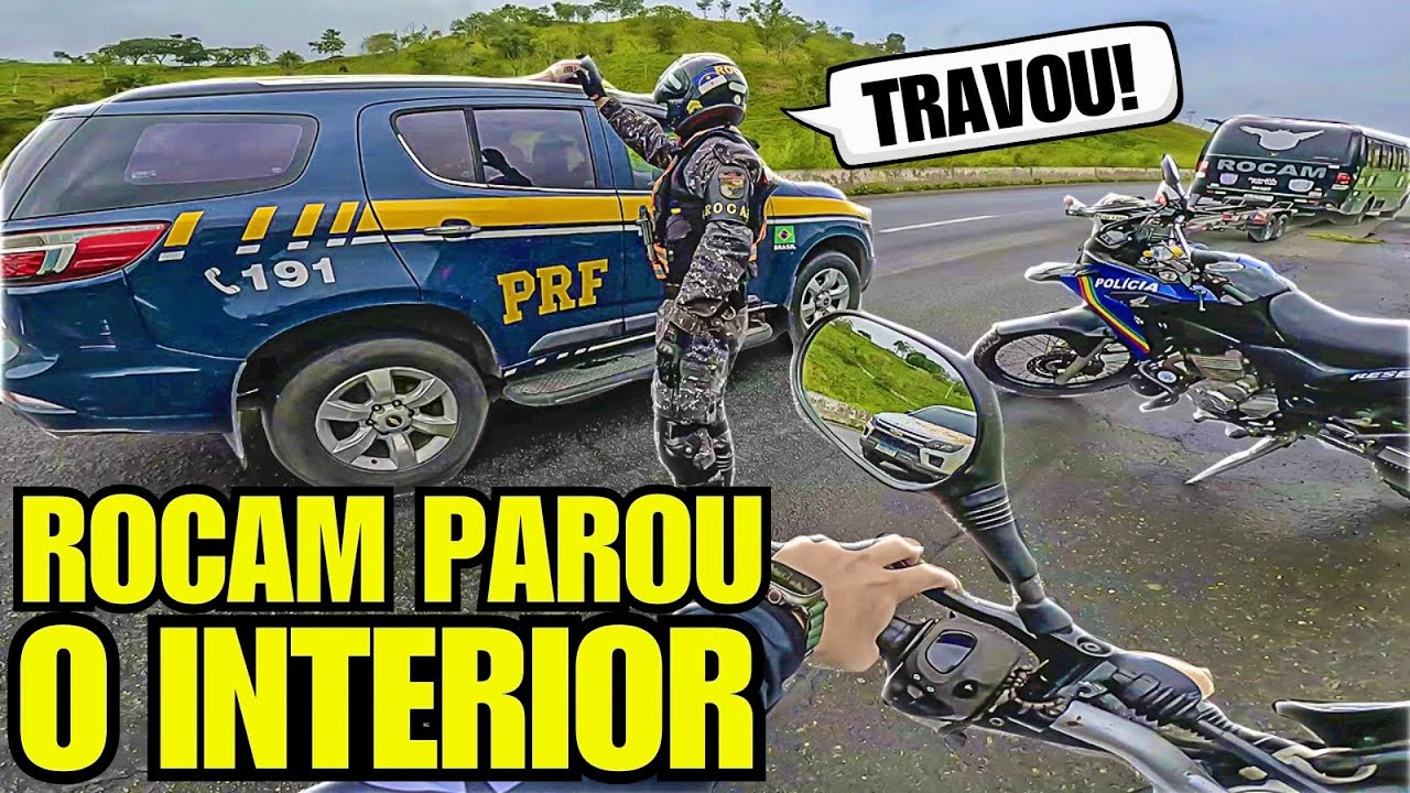ROCAM LEVOU CAPITÃO PITOMBA E MAIS DE 500 MOTOS PRO INTERIOR