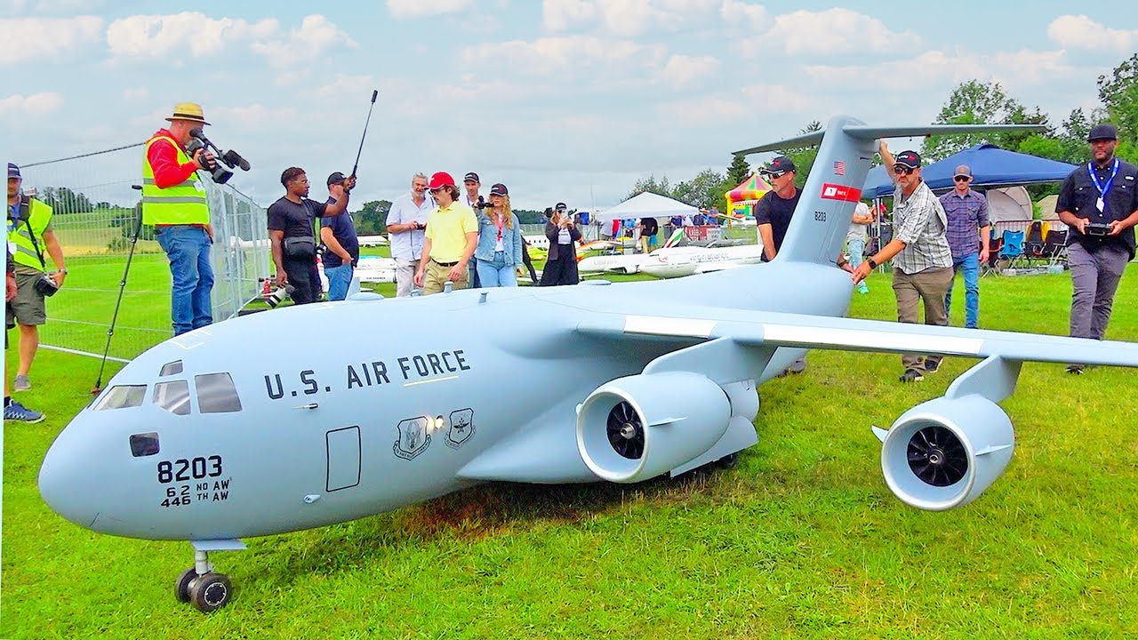 149KG!! WORLDS BIGGEST C-17 GLOBEMASTER FROM RAMY RC & TYLER PERRY