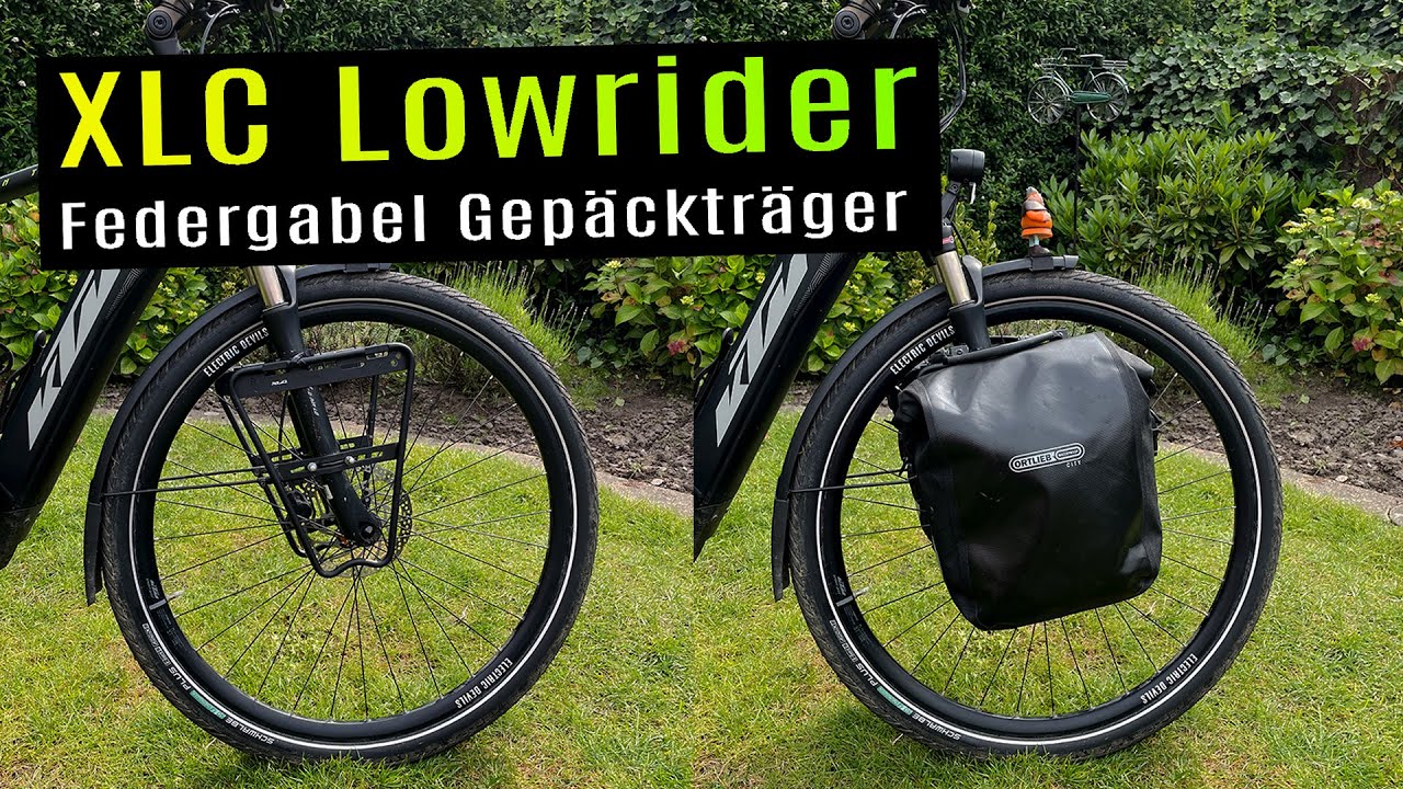 XLC Lowrider Federgabel Gepäcktaschenhalter  | Review