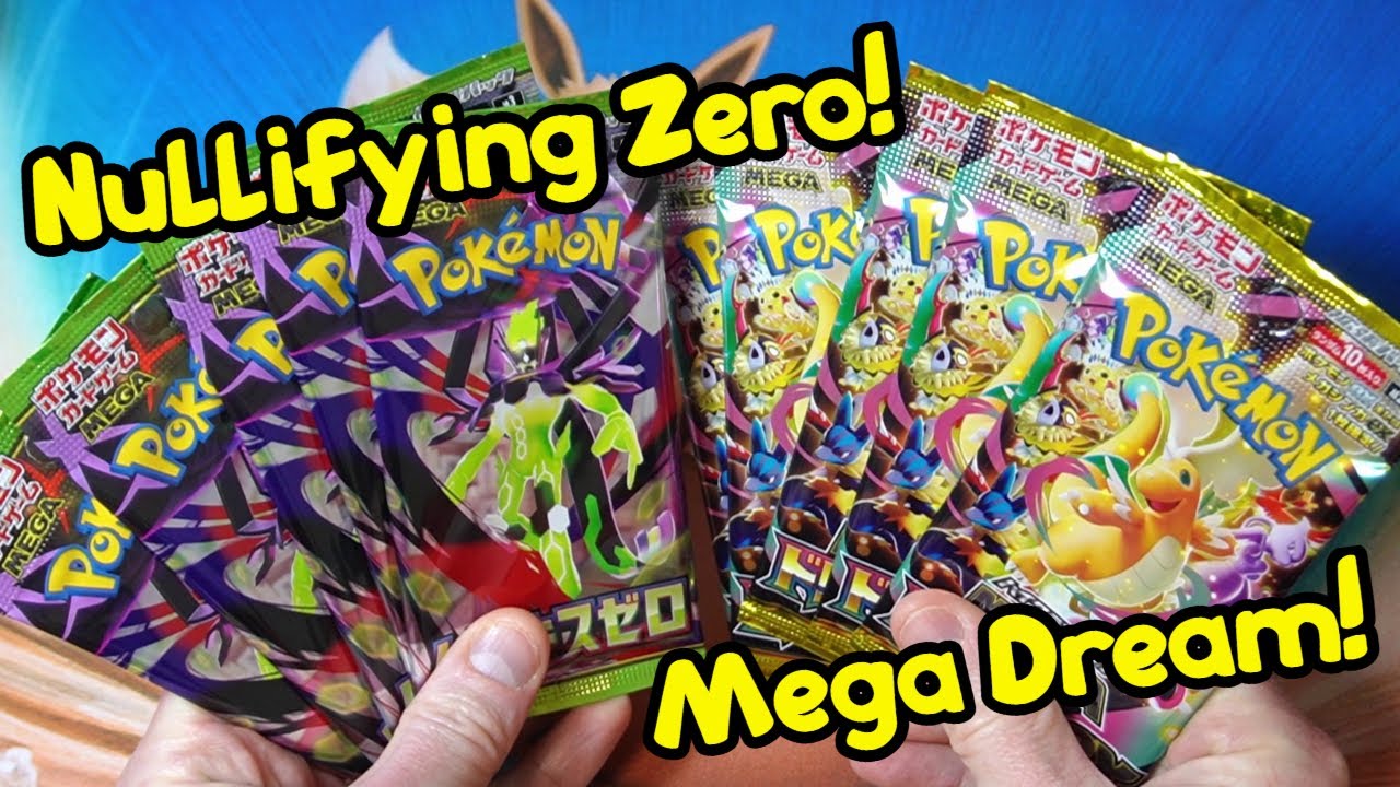 Pokemon TCG Nullifying Zero And Mega Dream Packs!