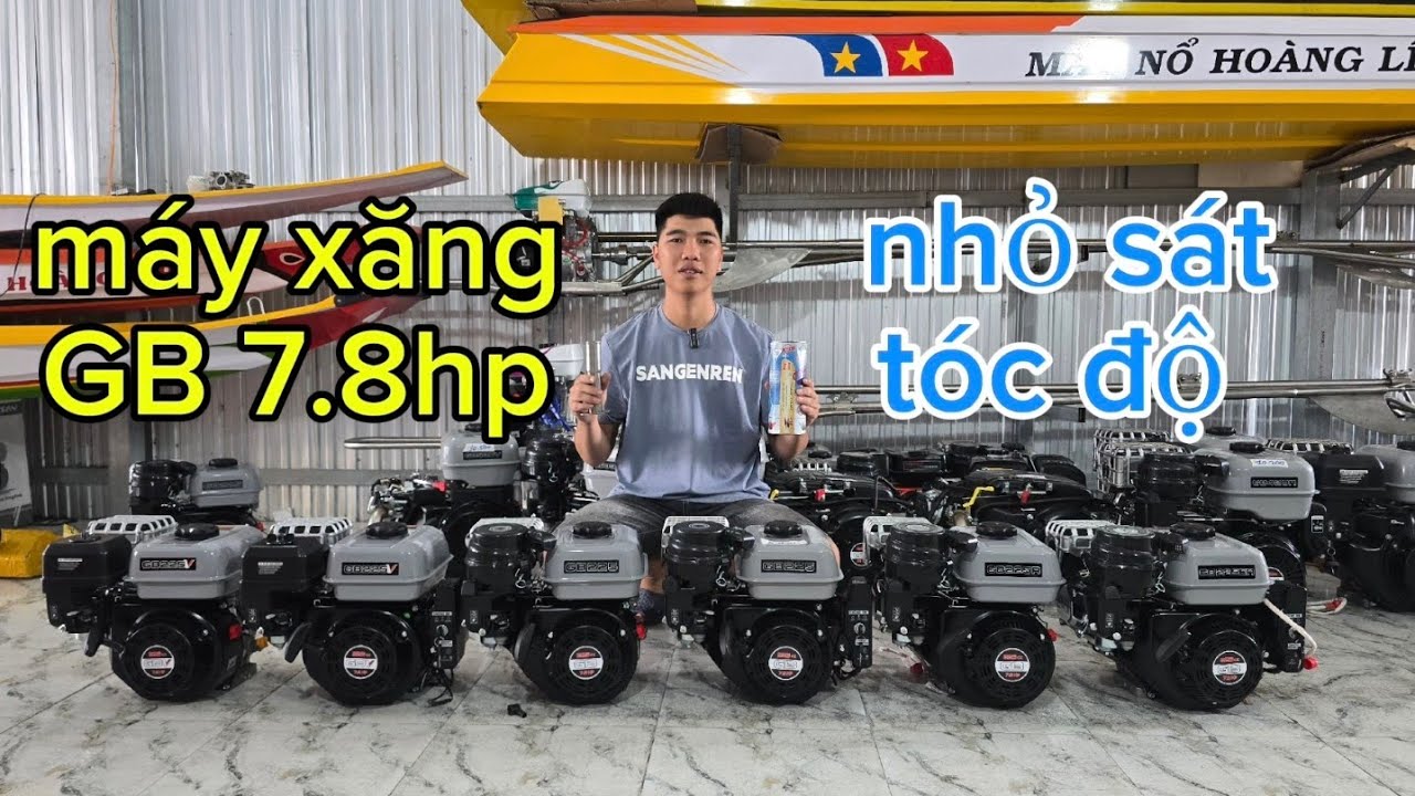 Máy xăng GB 7.8hp nhỏ sát tóc độ sdt 0857548203 ngày 25/2/2025
