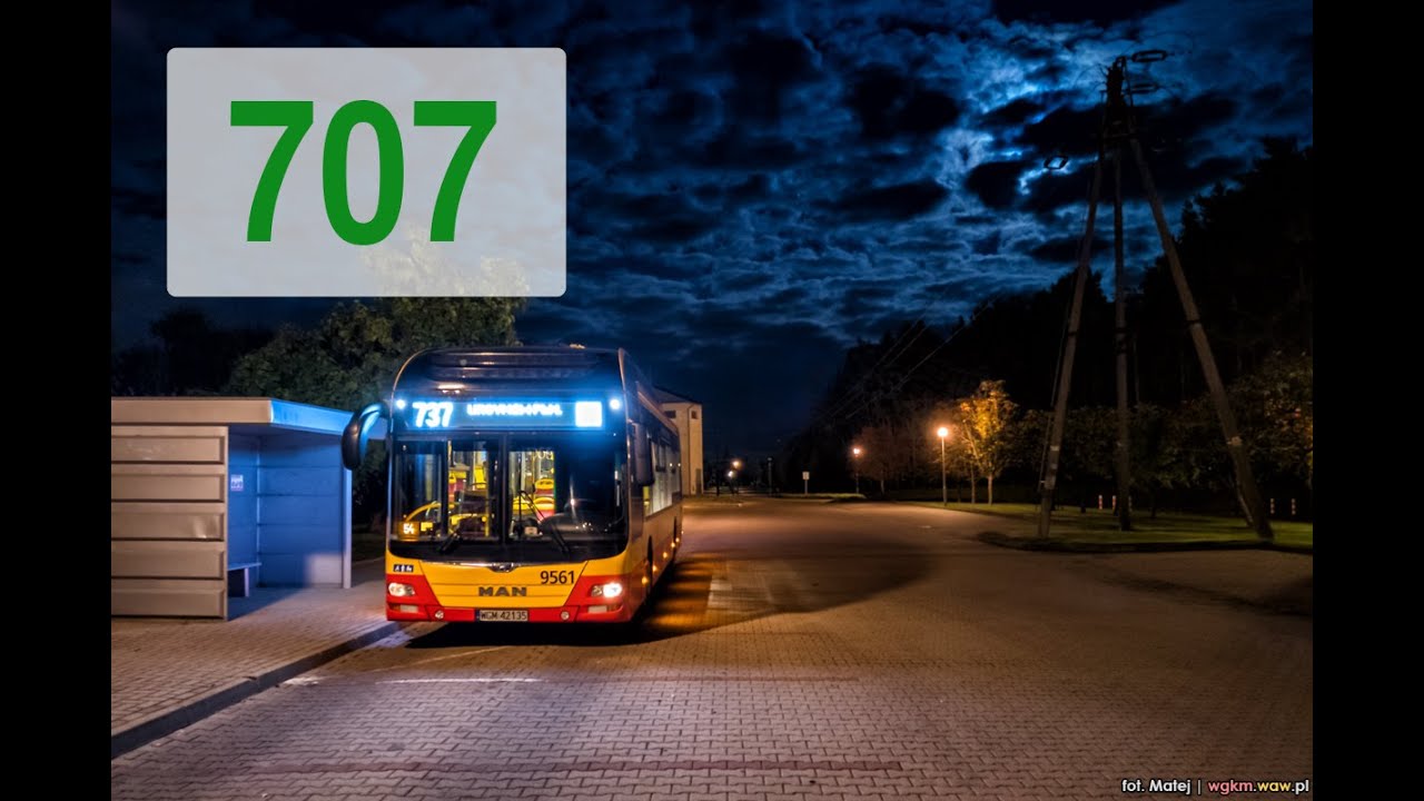 [707] Autobusem po Warszawie: P+R Al. Krakowska - Piaseczno /Targowisko/