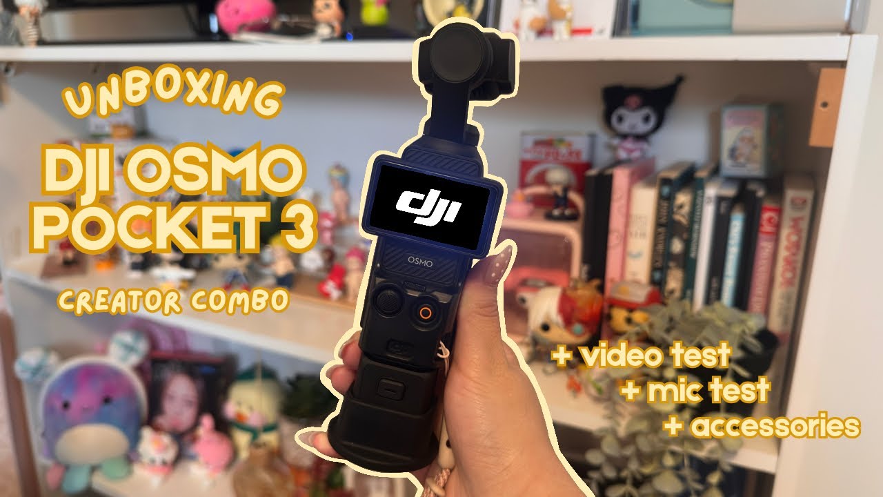 unboxing my dji osmo pocket 3 | accessories, mic & camera test