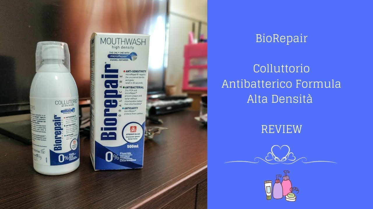 Biorepair  Collutorio Antibatterico Formula Alta Densità - Review || Sunshine Beauty