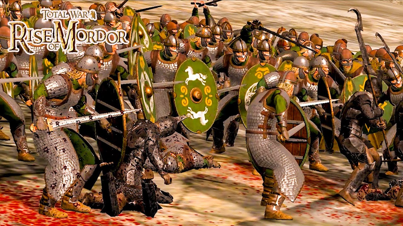 Rise Of Mordor - Best Fierce War - Dol Guldur VS Rohan - LOTR  Cinematic Battle