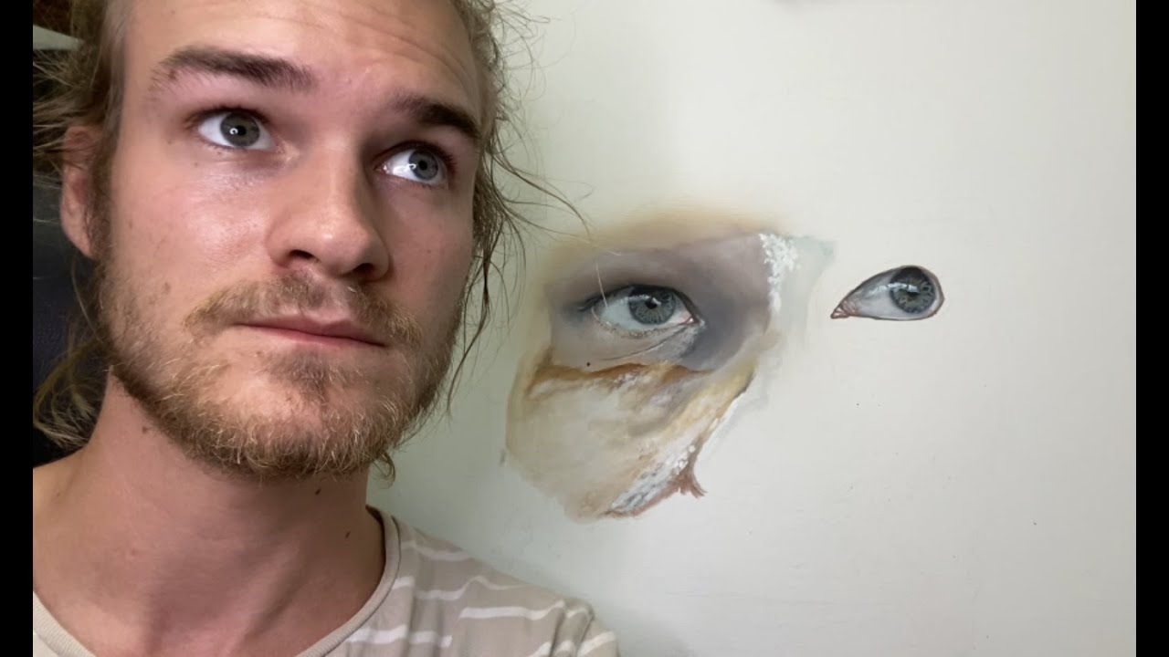 How to paint a hyperrealistic eye in Acrylics (in depth)