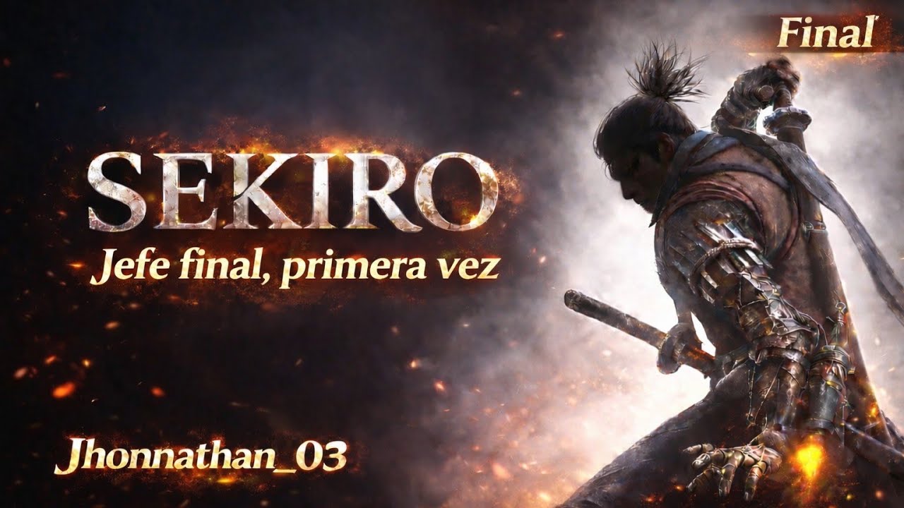Sekiro - FINAL Primera vez + Campana del demonio (El directo que no hice) 🥷🏻⚔️👹💥👺☠️🏹💣🗡️