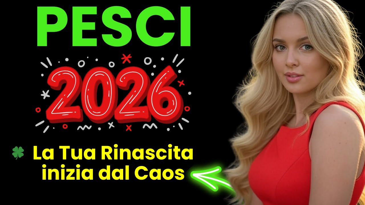 🔥 Pesci, il 2026 ti travolge e ti trasforma