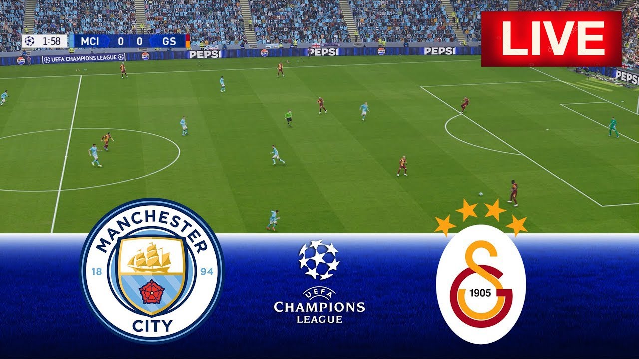 🔴LIVE : Manchester City vs Galatasaray  - Champions League 2025/26 | PES 21 Simulation