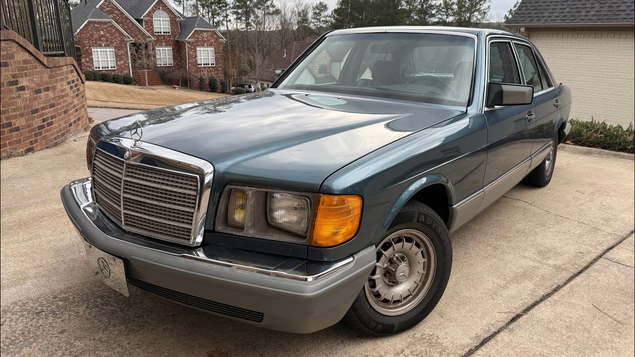 w126 Mercedes Instrument Cluster Removal (with a unique tool!), LED Lights Installed