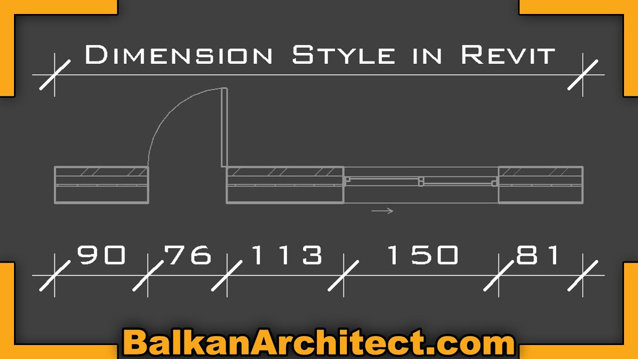 Dimension Style in Revit - Beginner Tutorial