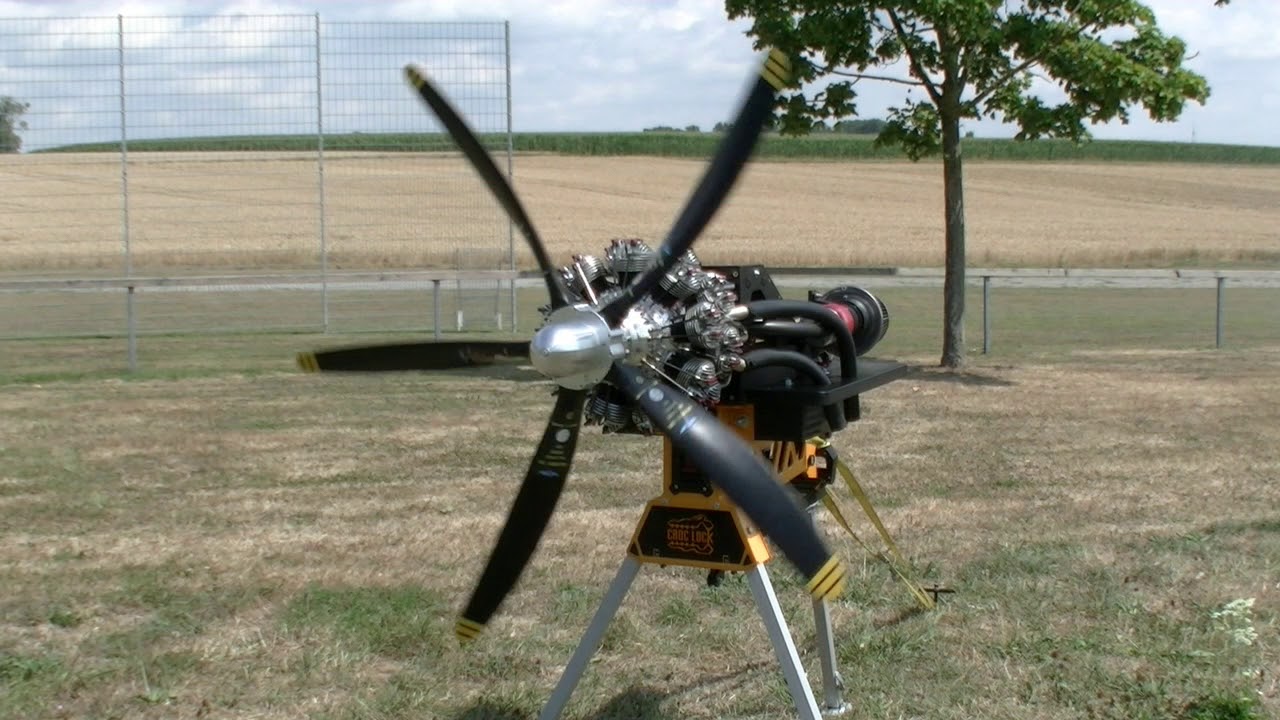 Test 18 Zylinder mit Getriebe