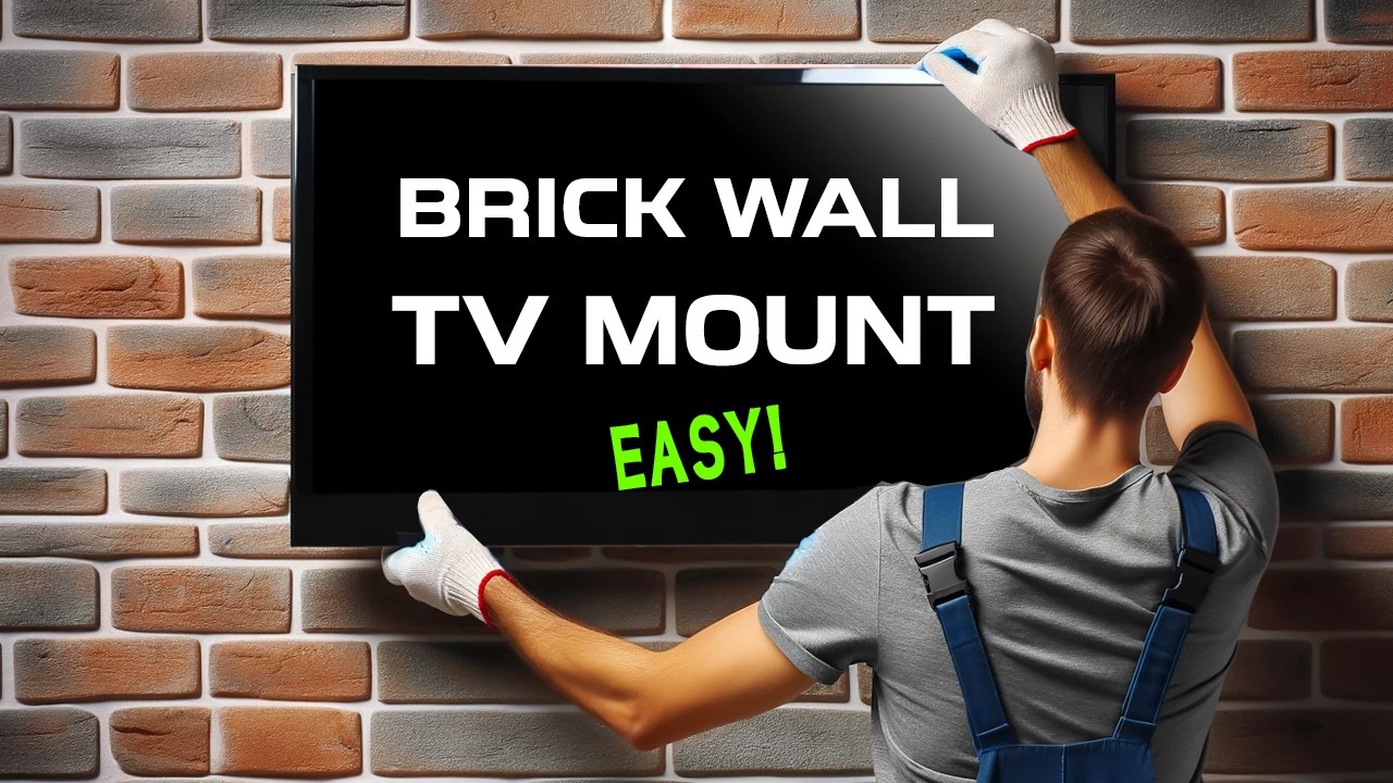 Mounting TV on brick wall with Tapcon concrete screws