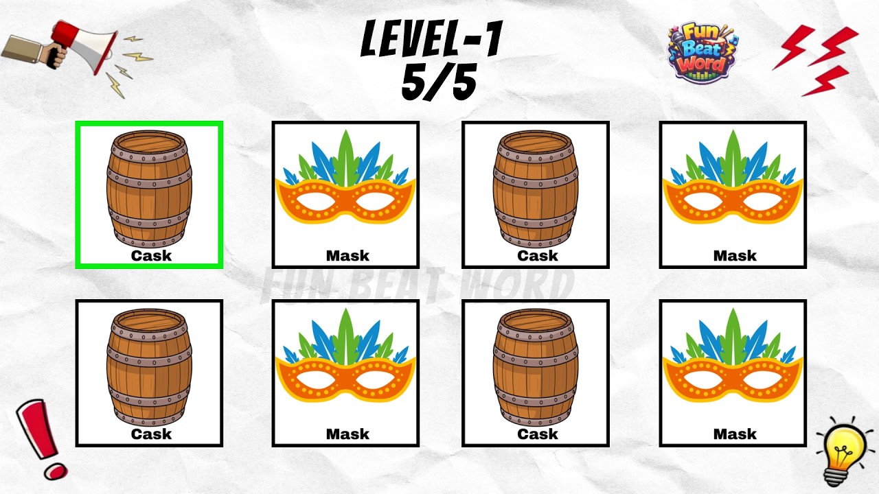 Say The Word On Beat Challenge | PART 91 | Level 1-5 Easy to Insane