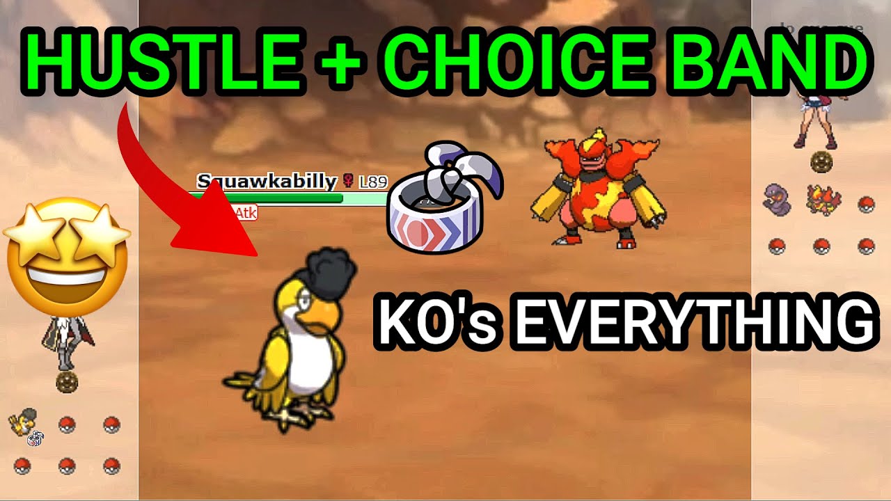 Choice Band Squawkabilly Is Insane! (Pokemon Showdown Random Battles) (High Ladder)