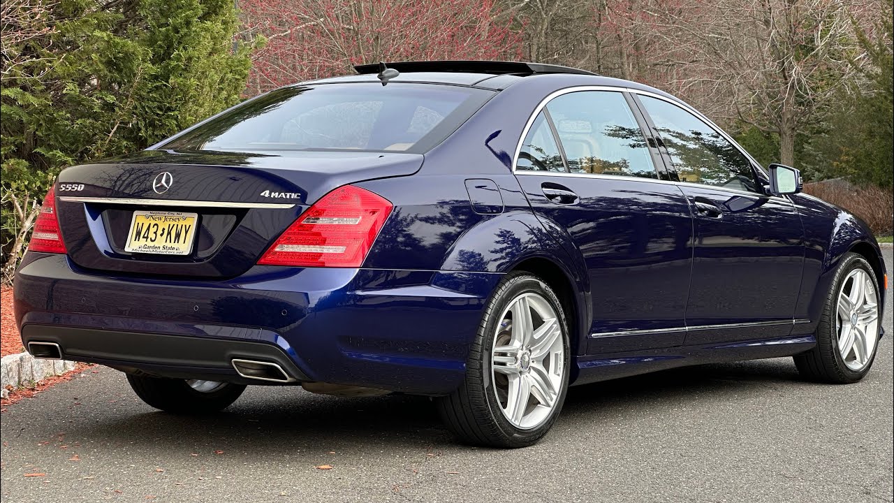 2013 Mercedes-Benz S550 4Matic Designo Mystic Blue over Designo Sand Leather. Gorgeous !!! 3/26/24