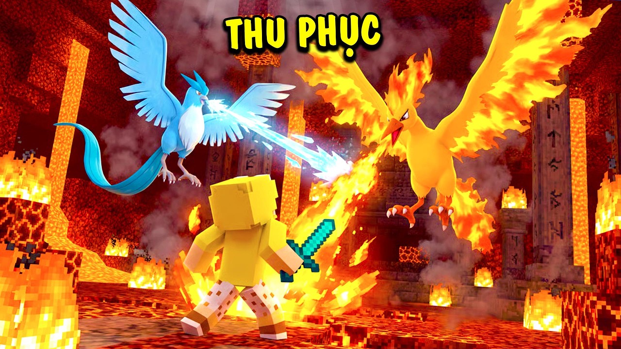 LÀNG COBBLEMON TẬP 7 - HÀNH TRÌNH THU PHỤC HUYỀN THOẠI MOLTRESS DƯỚI ĐỊA NGỤC SIÊU KHÓ