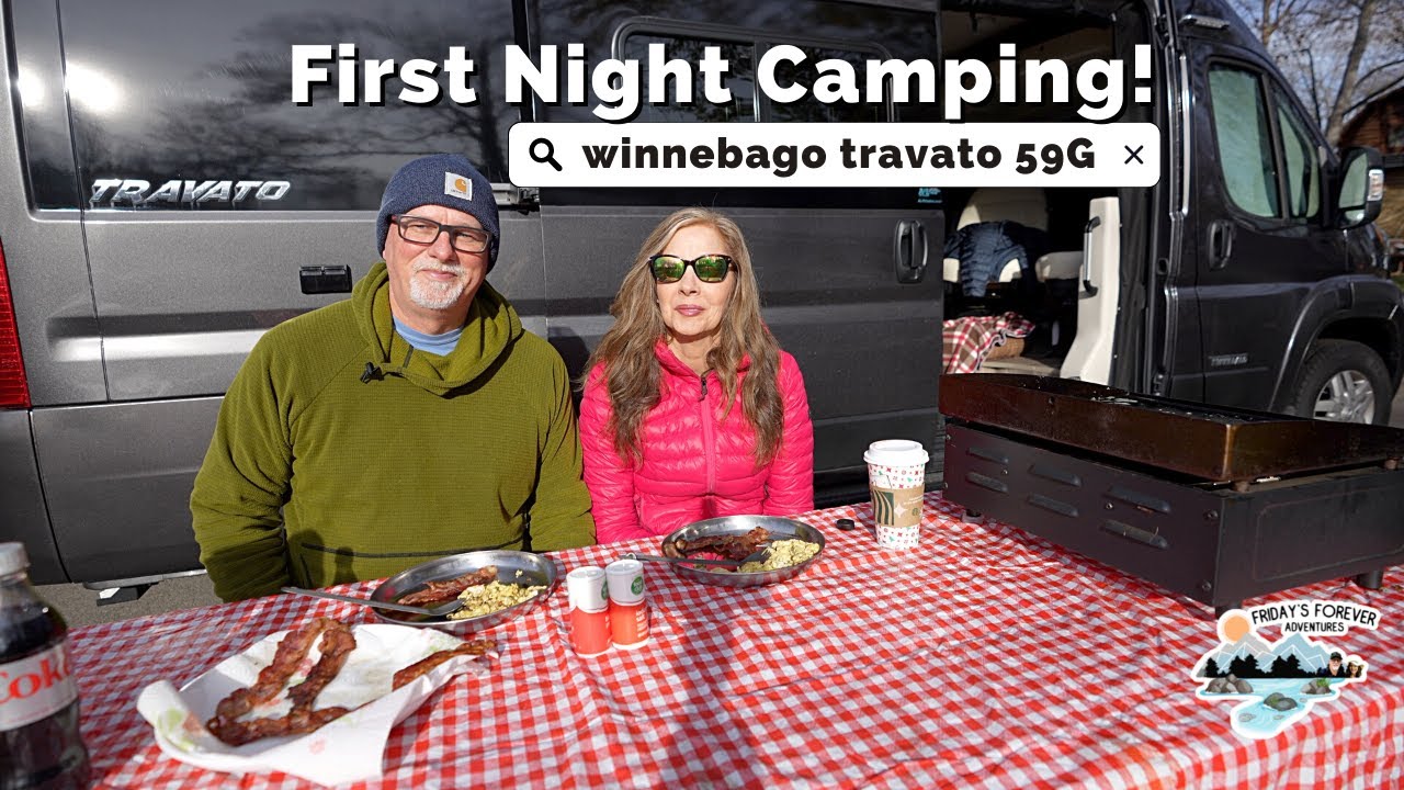 НАШ ПЕРВЫЙ КЕМПИНГ НА НАШЕЙ ЛЕГГЕ WINNEBAGO TRAVATO 59G | KOA Pigeon Forge | Blackstone Cooking!