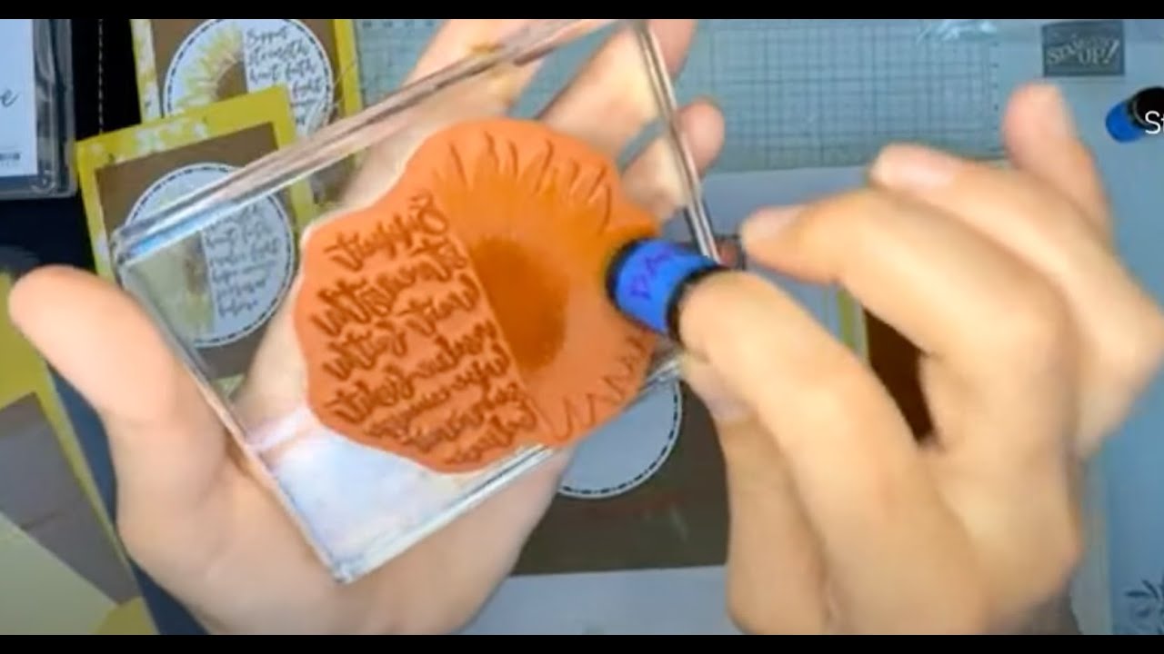 Sponge Daubing Sunflowers!