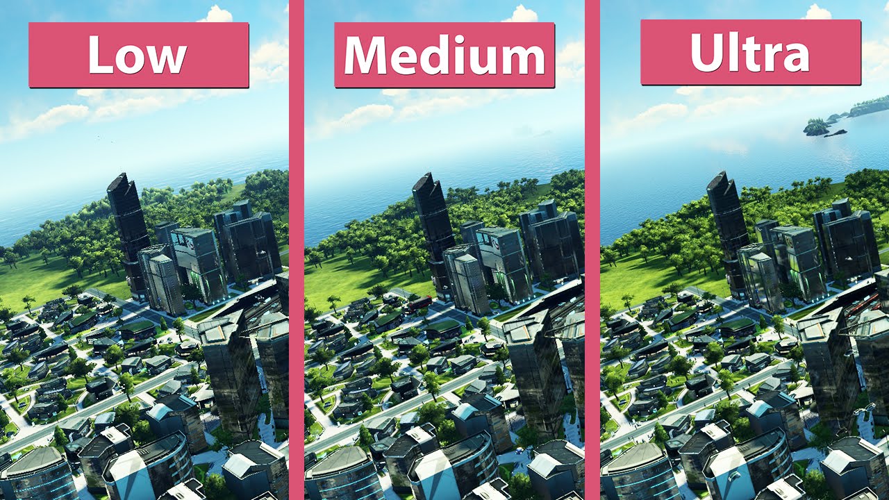 Anno 2205 – PC Low vs. Medium vs. Ultra Graphics Comparison