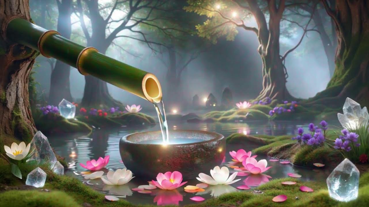 Healing Sleep Music 🌿 Water Sound, Calming Music, Deep Sleep. Stop Overthinking and Eliminate Stress