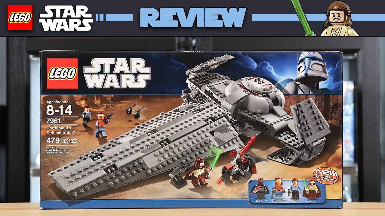 LEGO Star Wars 7961 Darth Maul's Sith Infiltrator - REVIEW