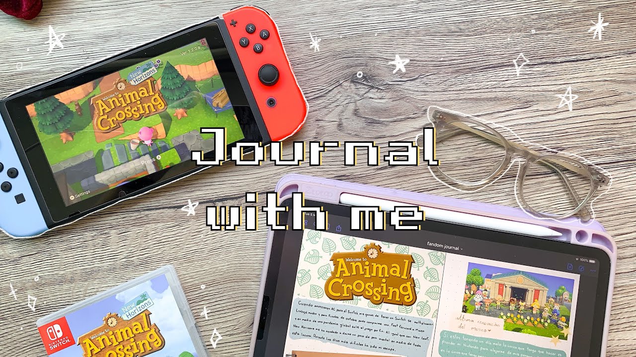 Haciendo journaling digital // fandom journal: animal crossing