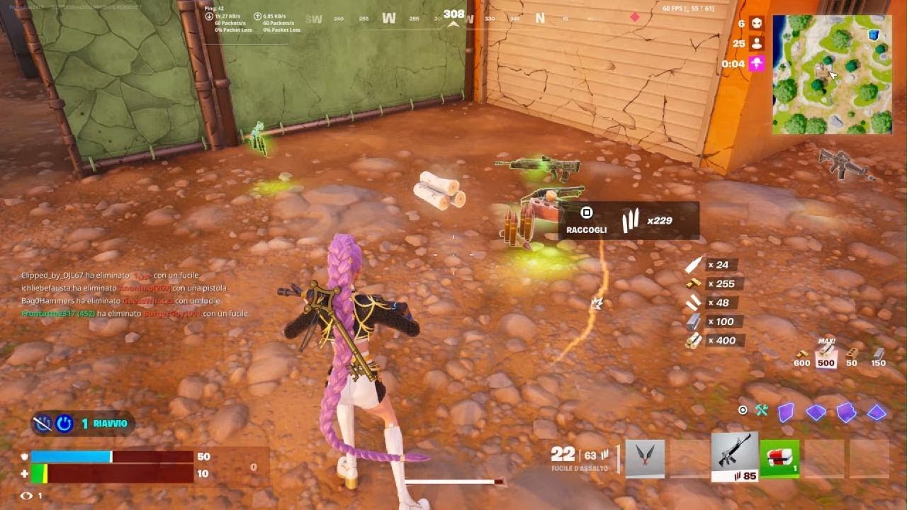 vinco una partita su Fortnite in rientro prima della nuova stagione!