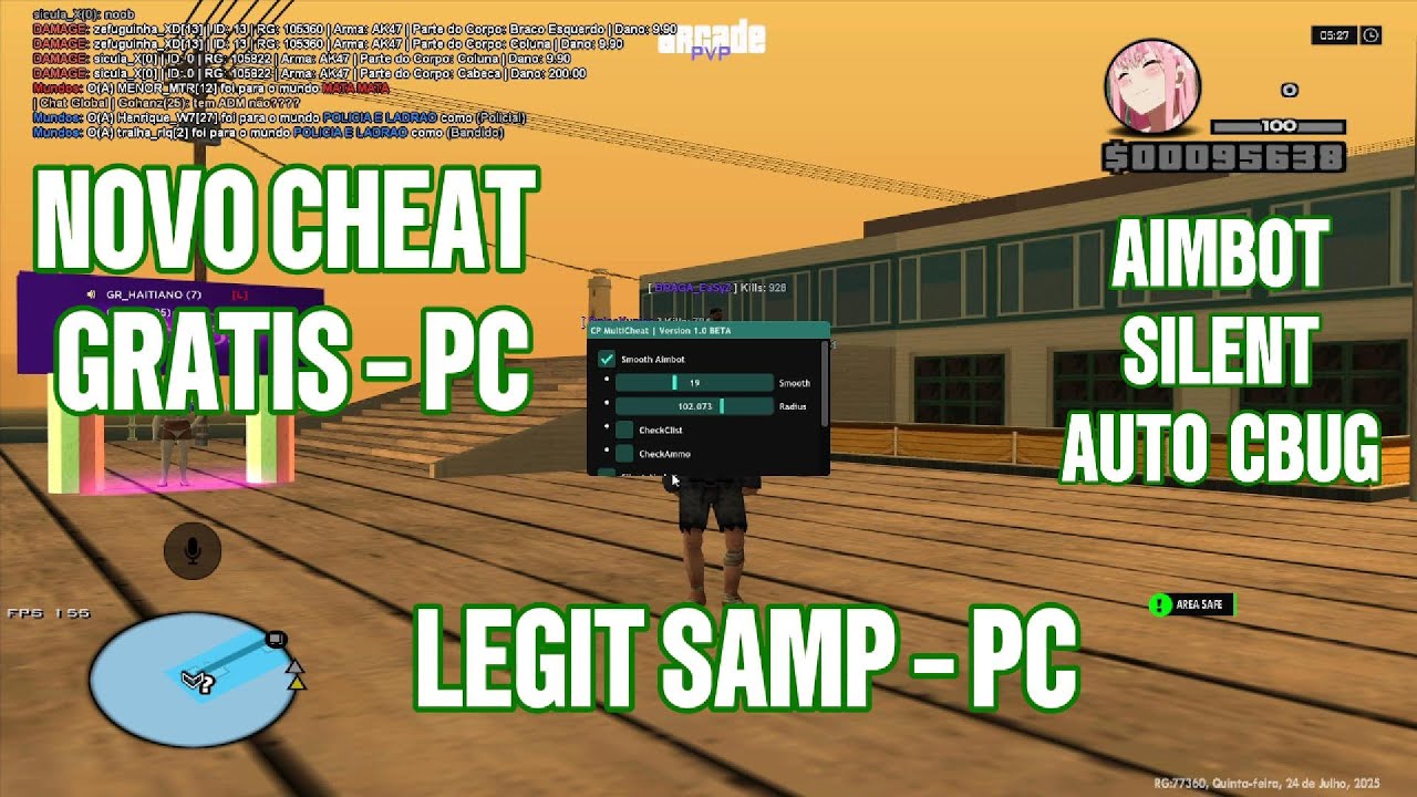 AUTO CBUG + AIMBOT + SILENT E MAIS GRATIS SAMP - PC