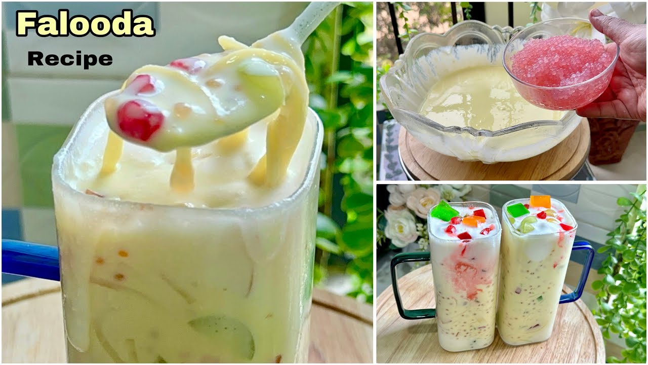 ঘরোয়া পদ্ধতিতে ইনস্ট্যান্ট ফালুদা তৈরির সহজ রেসিপি। Instant Falooda Recipe, Easy Dessert