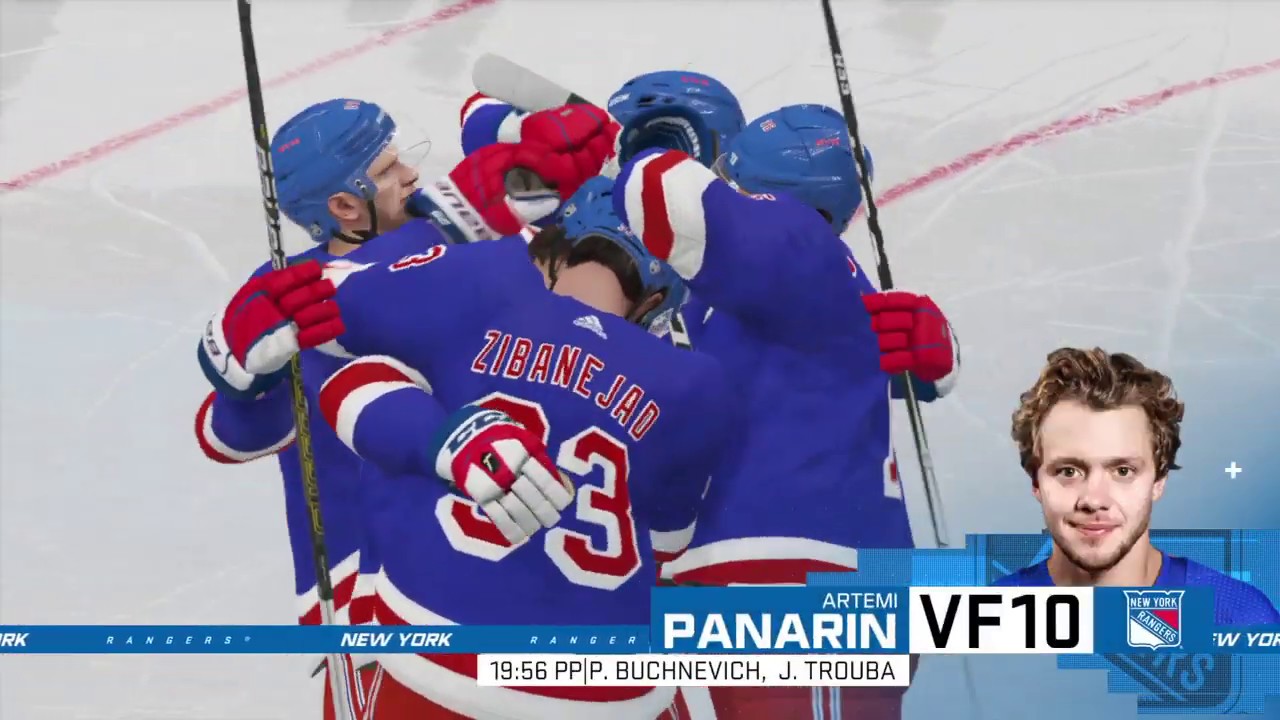 NHL 20 Gameplay - New York Rangers vs. San Jose Sharks