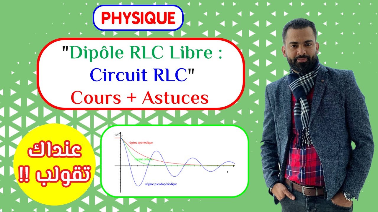 Dipôle RLC Libre - Circuit RLC (avec resistances): Cours + Astuces - Prof Noureddine | 2 BAC Biof