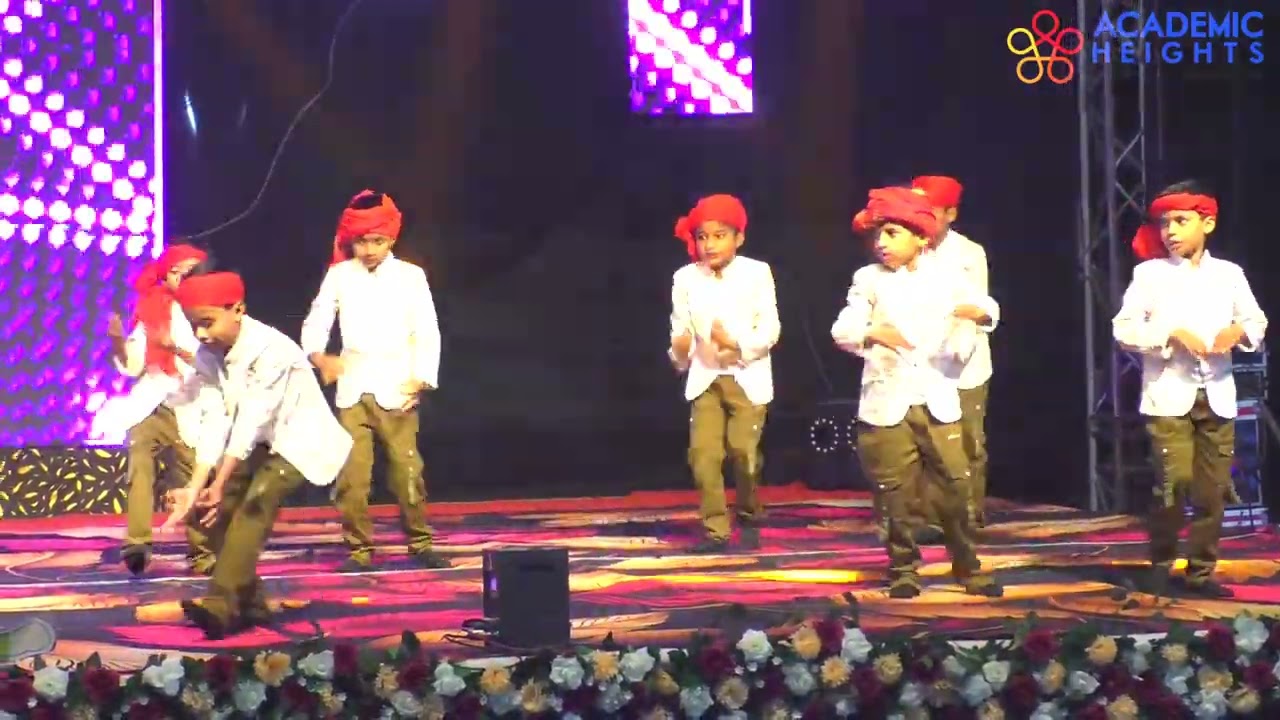 Vintage Vibes 2025 | Grade 2 Lotus Dance Performance|Academic Heights Public School|Sakoli Day 01