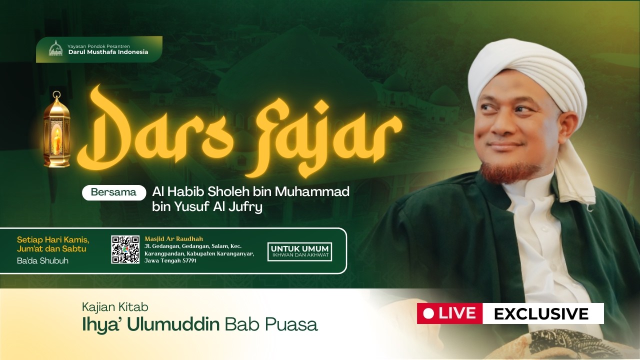 🔴LIVE | DARS FAJAR | 3 RAMADHAN 1447 H