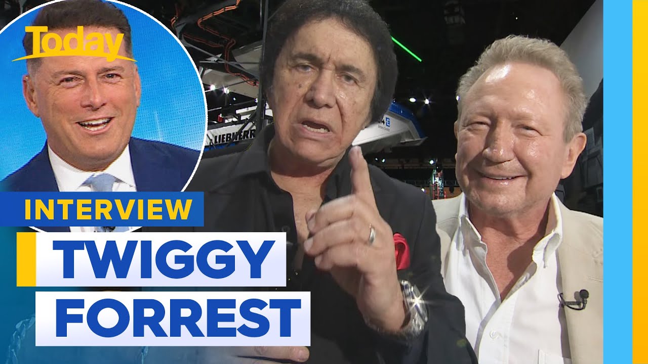 Twiggy Forrest catches up with Today | Today Show Australia