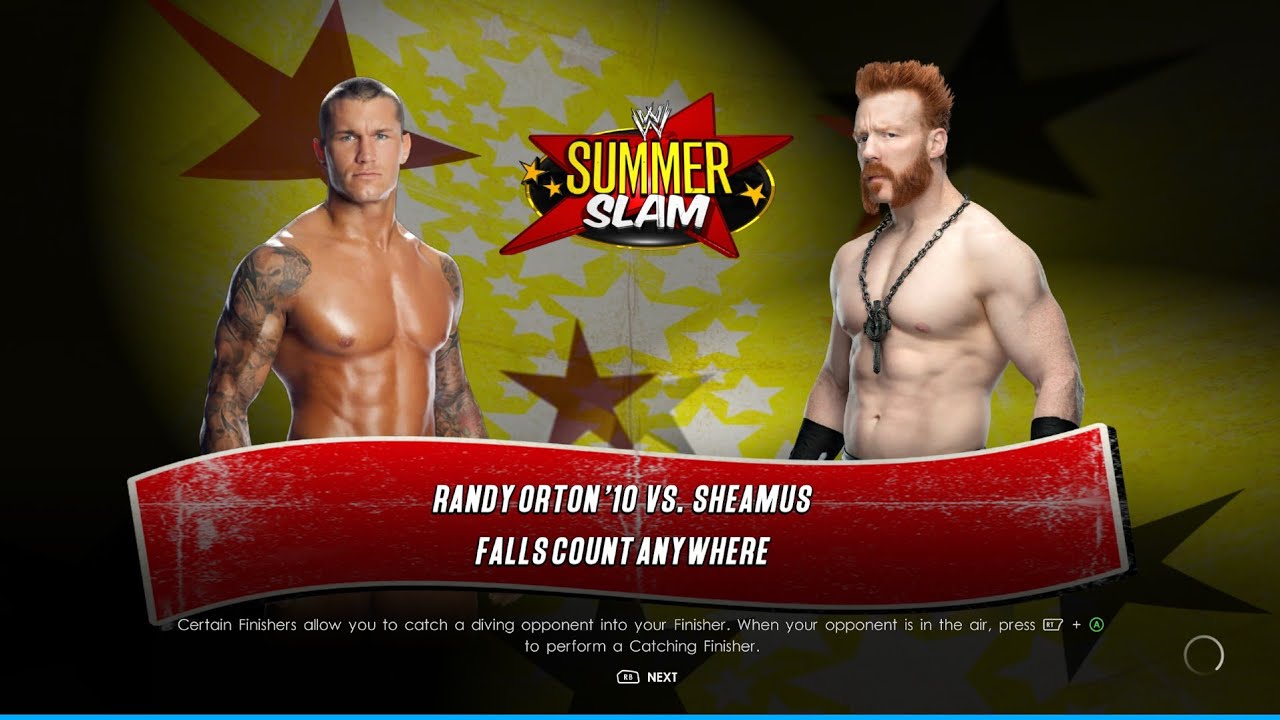 WWE 2K22 | RANDY ORTON VS. SHEAMUS | FALLS COUNT ANYWHERE MATCH