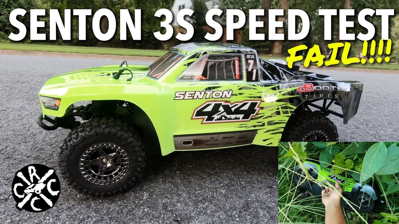 ARRMA Senton BLX 3S Speed Test Goes Wrong! Lost My Dynamite GPS Speedometer