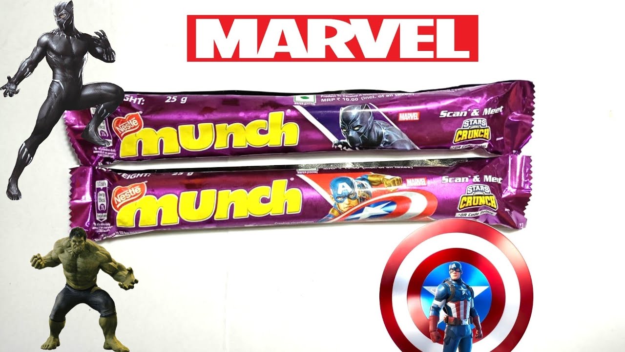 New Munch Marvel editions chocolate unboxing and review | meet them in real life
