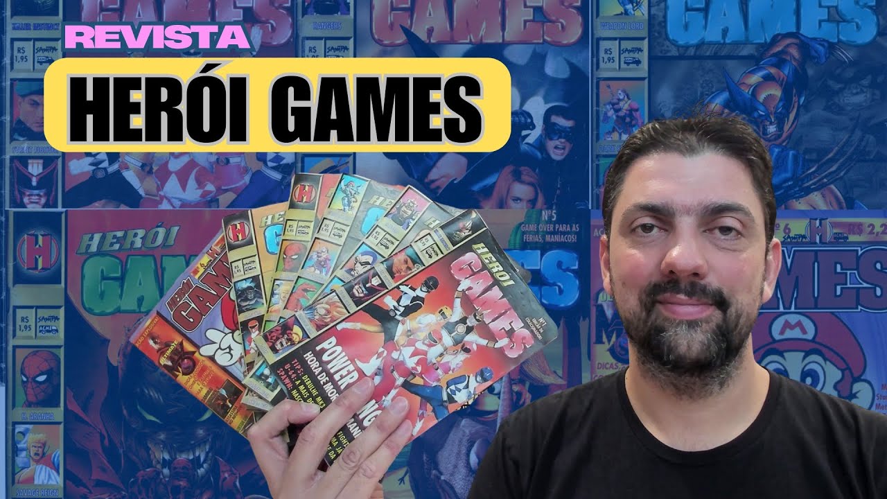 Revista HERÓI GAMES - Edições, História, Curiosidades (Revista Brasileira de Games - Anos 90)