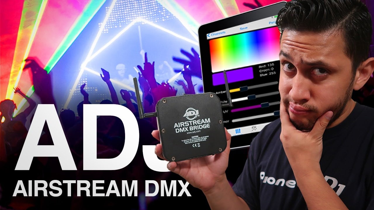 ADJ Airstream DMX Bridge | How to control your DJ Lights with an iPhone or iPad