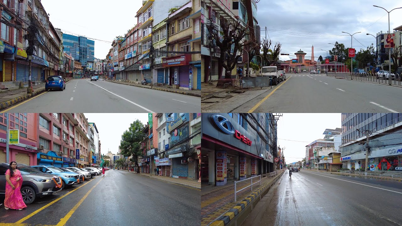 Kathmandu Roads Looks AMAZING During Dashain VIJAYA DASHAMI 2022 - 4K bicycle tour through the City
