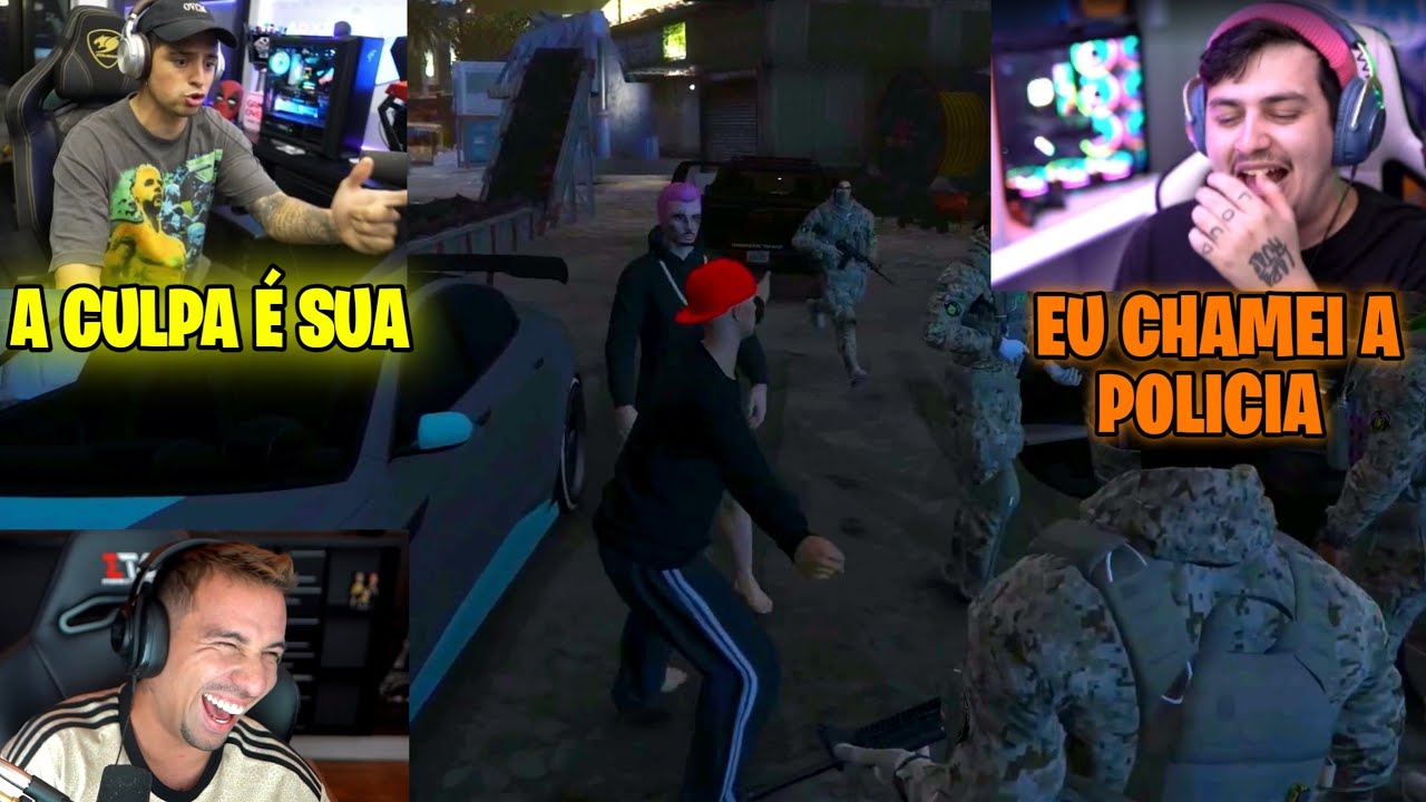 PIUZINHO E GABE RESGATANDO O CORINGA E GAGO NO GTA RP