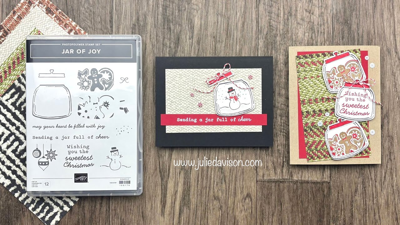 Stampin' Up! Jar of Joy Christmas Cards + Birthday Card Ideas | 7/17Thursday Night Stamp Therapy