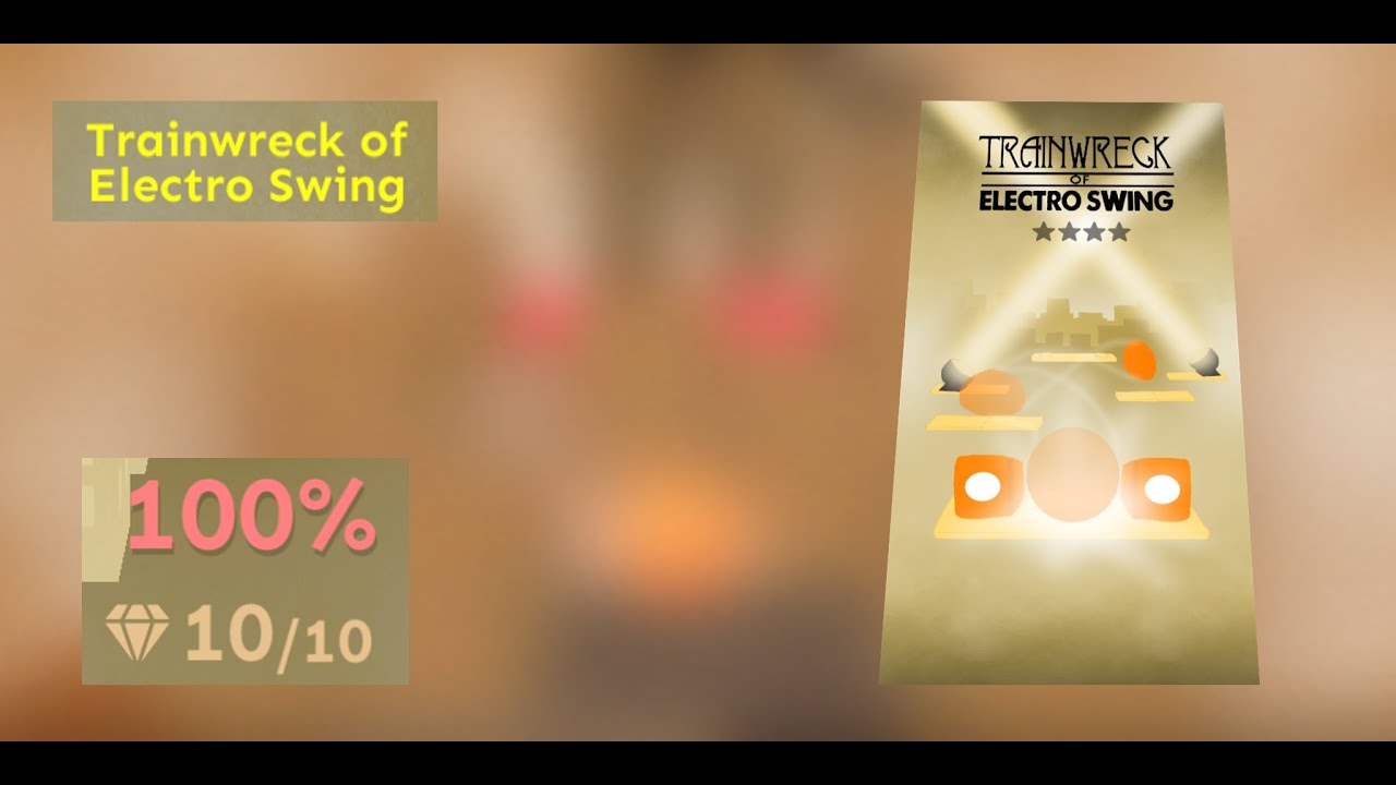 Rolling Sky Fanmade - Trainwreck Of Electro Swing 100% 10/10 gems