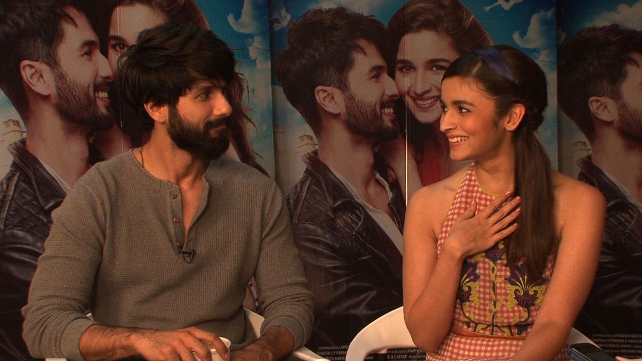 Finish the sentence with Alia Bhatt and Shahid Kapoor!