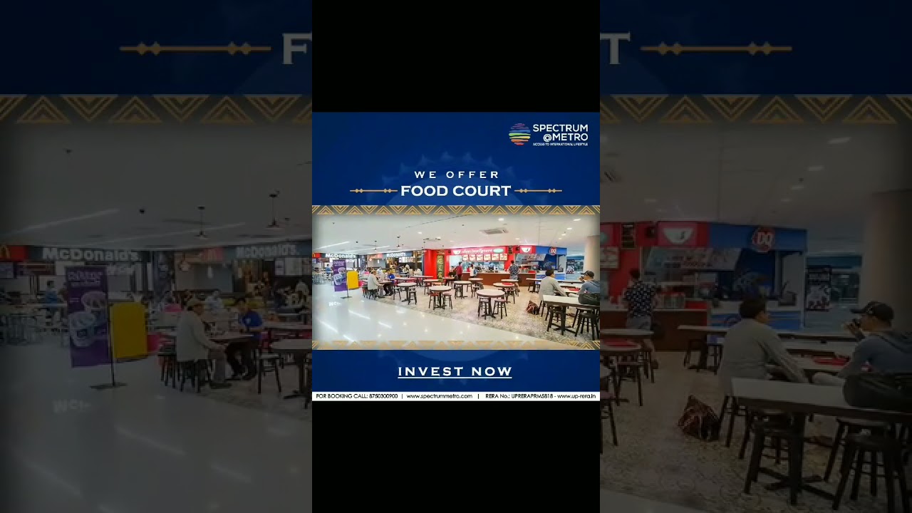 Best Commerical Spaces To Invest | Spectrum Metro, Noida Sec- 75