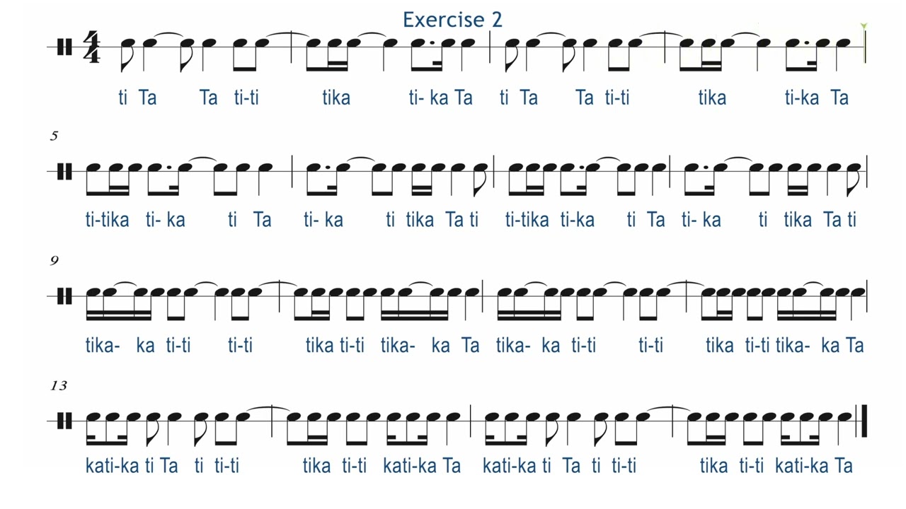 SYNCOPATION RHYTHM EXERCISE FOR INTERMEDIATE AND ADVANCED SIGHT READING (Part 3) #musiclessons