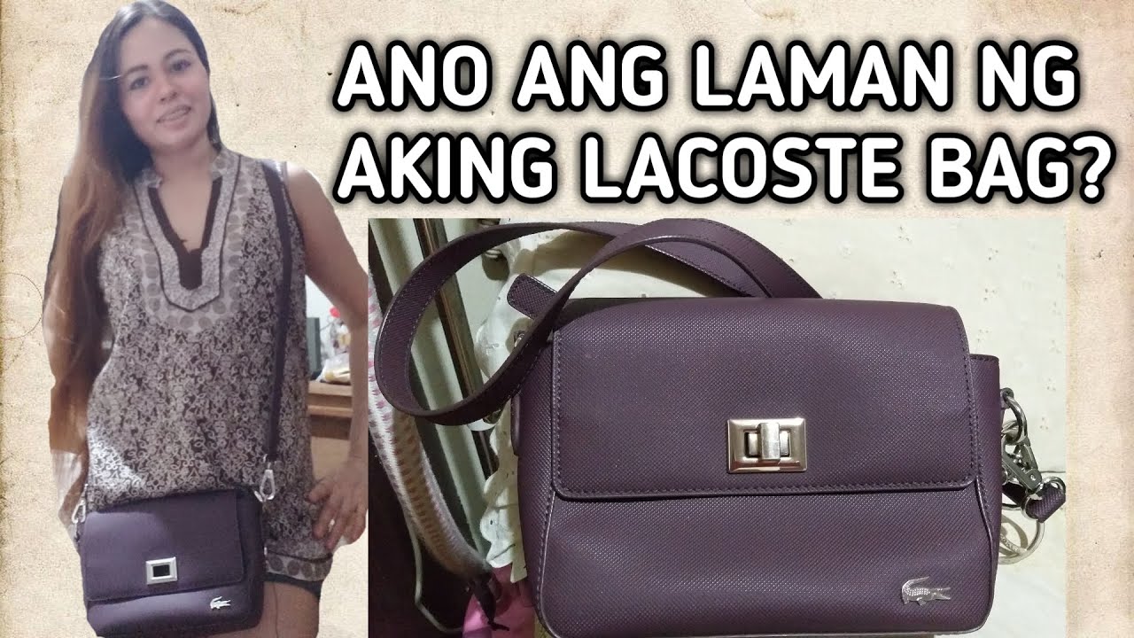 WHAT'S IN MY BAG! MAY 2020 ( LACOSTE MINI BAG ) simple fe