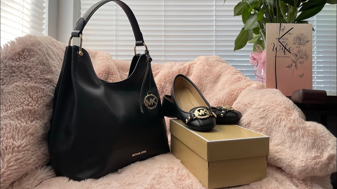Unboxing Michael Kors, Joan Shoulder Bag and flat shoes, so beautiful!